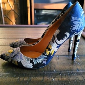 Purple Label Ralph Lauren Floral Heels